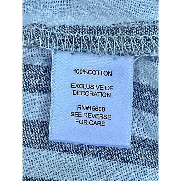 Kate & Sam XL Embroidered Blouse Boho Gypsy Cottagecore Striped - Picture 7 of 8